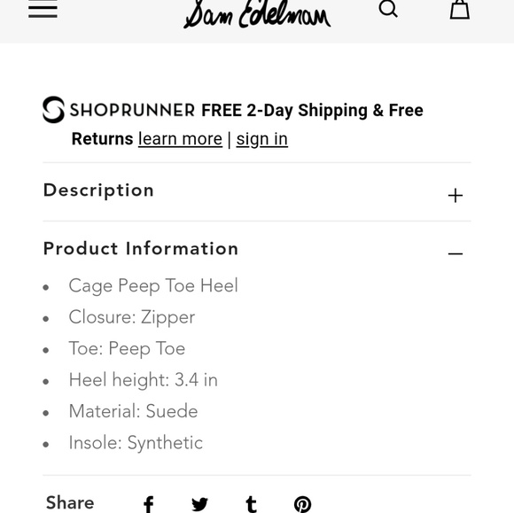 Sam Edelman Yeager Oatmeal Cage heel - Picture 7 of 8